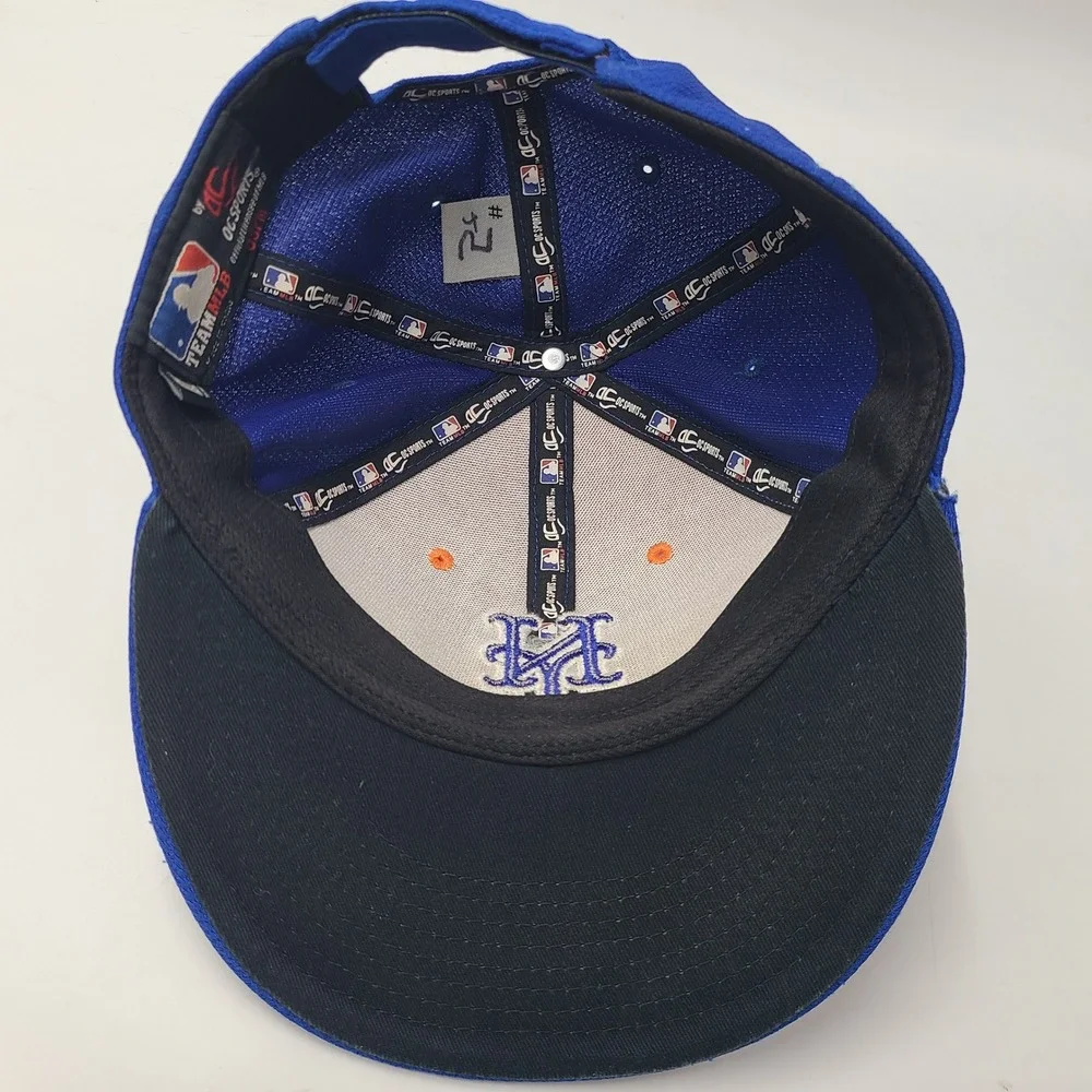 New York Mets Hat Adjustable OC Sports Orange Blue MLB Baseball Polyester‎ Men